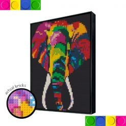 Big Ears Elephant 51.2 x 51.2cm