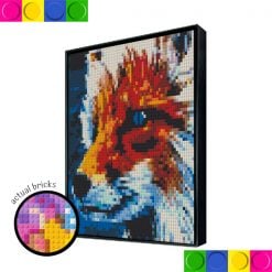 Fox Head Colorful 51.2 x 51.2cm