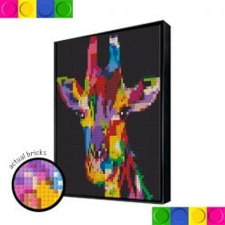 Giraffe  Colorful 51.2 x 51.2cm