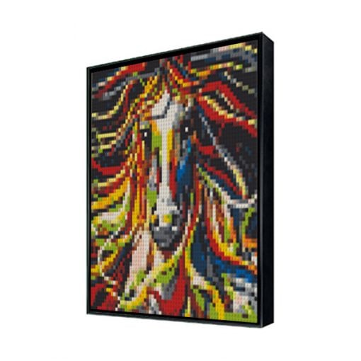 Colorful Horse 51.2 x 51.2cm2x2 Boards - Image 2