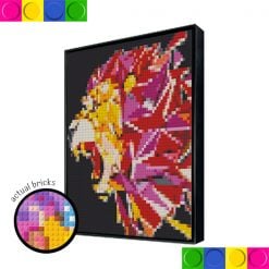 Golden Lion Head  51.2 x 51.2cm