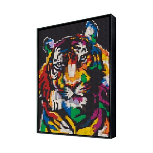 Colorful Tiger 51.2 x 76.8cm - Image 2