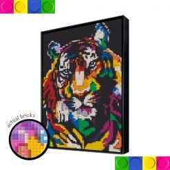 Colorful Tiger 51.2 x 76.8cm