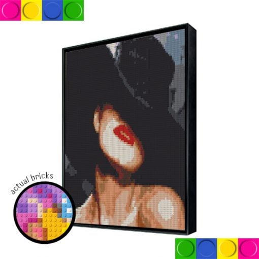 Girl with Black Hat 76.8cm x 102.4cm