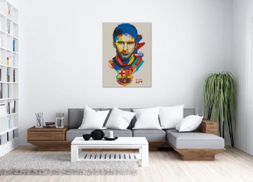 Lionel Messi 21 - 76.8cm x 102.4cm - Image 4