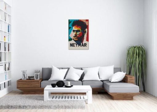 Neymar 10 - 51.2 x 76.8cm - Image 4