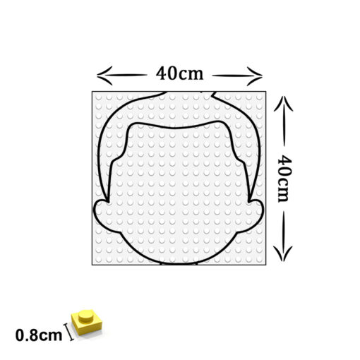 1 Big Board<br>Size: 40cm x 40cm<br>Can fit Individual Face - Image 2