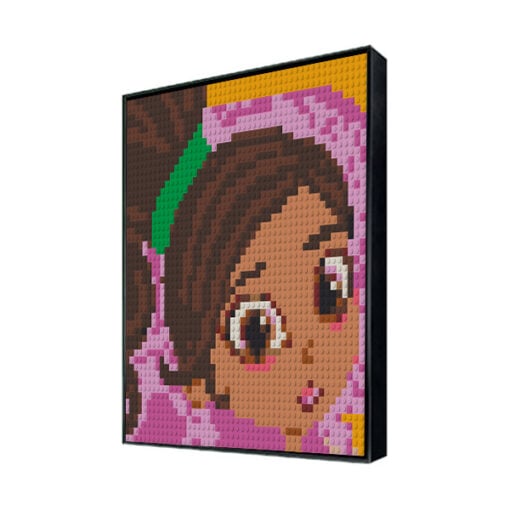 Girl 40 x 40cm - Image 2